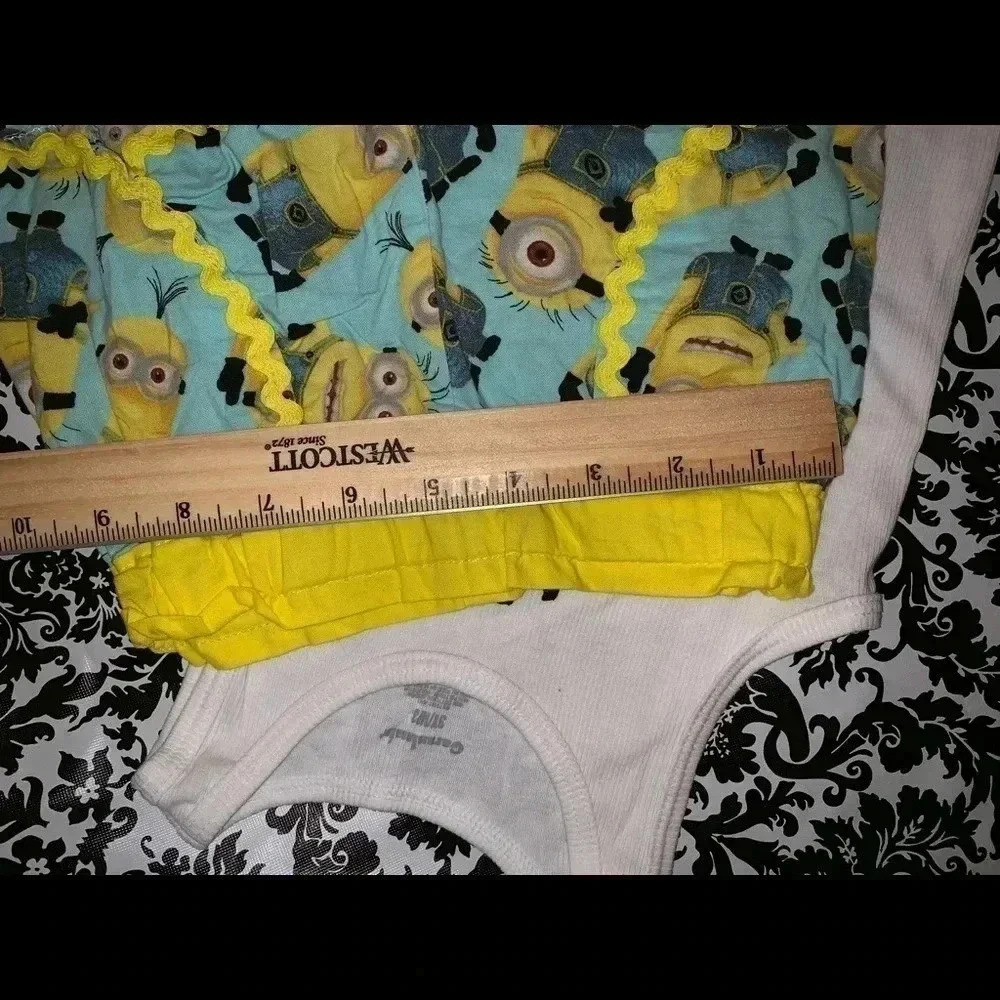 HANDMADE MINION SHORTS SET MADE FOR VACATION!! - Picture 6 of 8